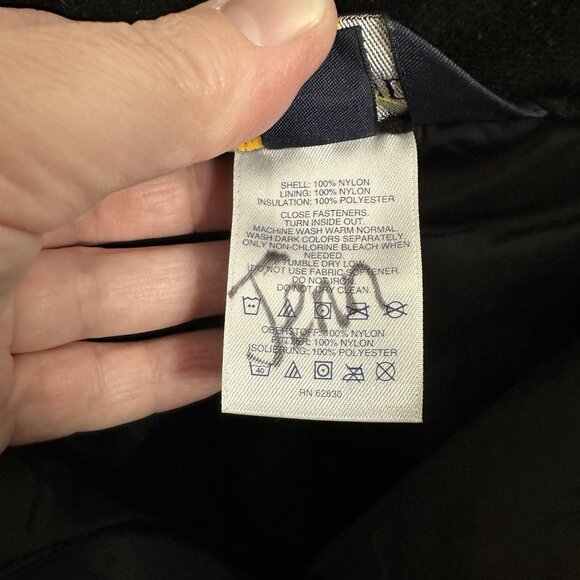 LANDS END the squall snow pants snowboarding winter waterproof black petite MP - Picture 8 of 9